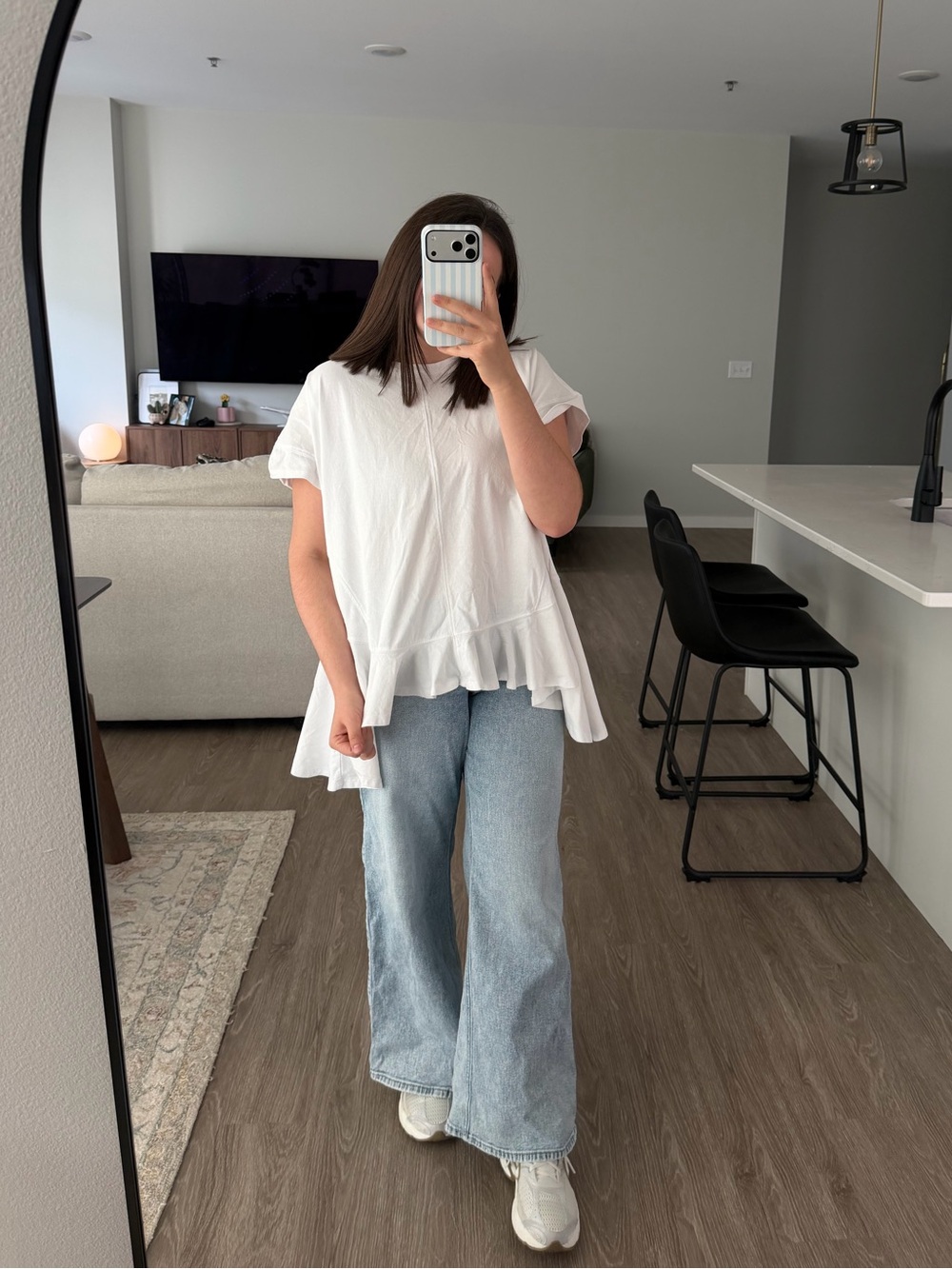 MAEVE Anthropologie Dream Swing Tee White